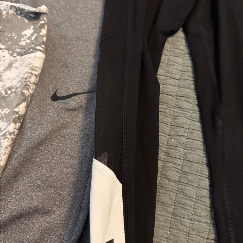 Lot of Pink Yoga Pants and 2 pairs of Nike capri gray and white Active Leggings